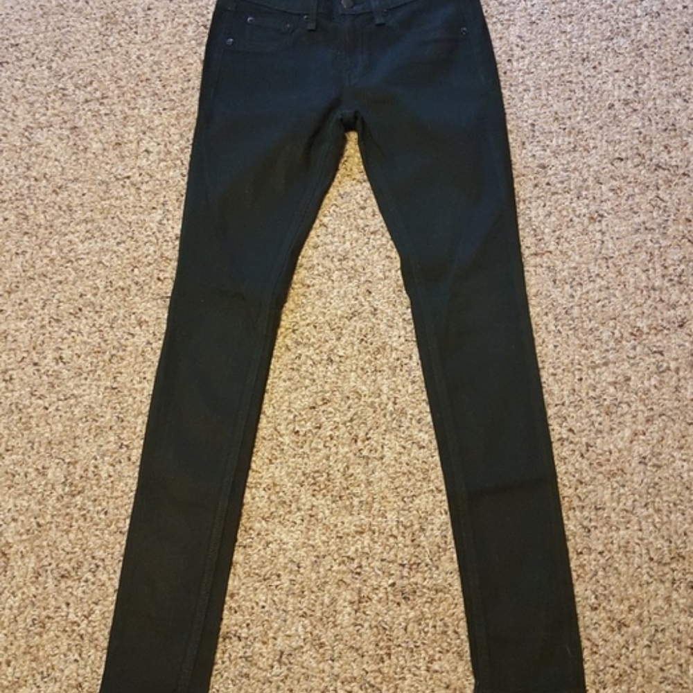 Rag & Bone shimmering green leggings - Picture 2 of 5